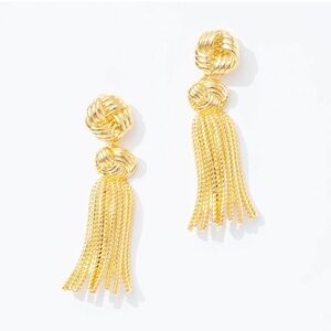 Frasier Sterling Apres Tassle Earrings in Gold